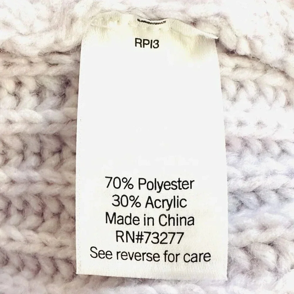 NWT SO GOODS FOR LIFE Women Long Sleeve Mock Neck Pullover Purple Sweater Sz XXL